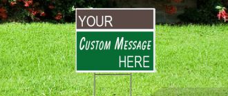 18x24 Yard Sign MOST POPULAR - Corrugated Plastic Business Yard Signs